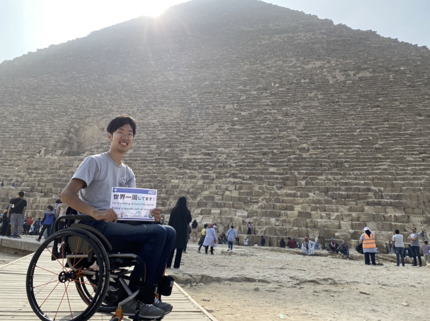 世界一周中の三代達也さん